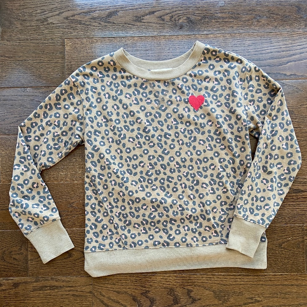 Leopard print sweatshirt